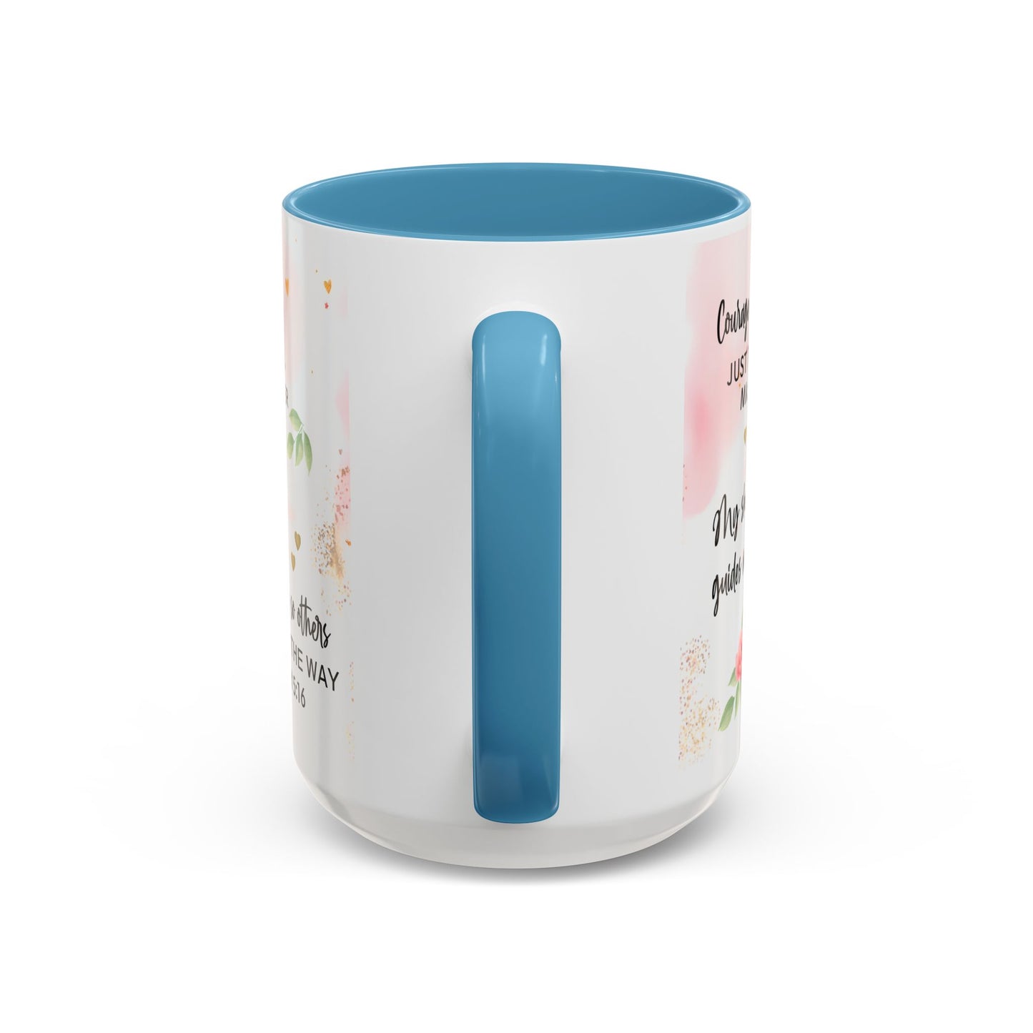 Faith Floral Coffee Mug — "Trust in the Lord with All Your Heart" Scripture Gift
