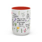 Inspirational Bible Verse Coffee Mug — Floral Scripture Quotes (11/15oz)