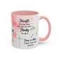 Faith Floral Coffee Mug — "Trust in the Lord with All Your Heart" Scripture Gift