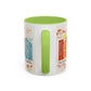 Bible Women Coffee Mug — Floral Illustrated Books Design (11/15 oz)