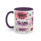 Inspirational Christian Coffee Mug — "Beauty From Ashes" Faith & Strength Accent Mug (11/15oz)
