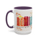 Bible Women Coffee Mug — Floral Illustrated Books Design (11/15 oz)