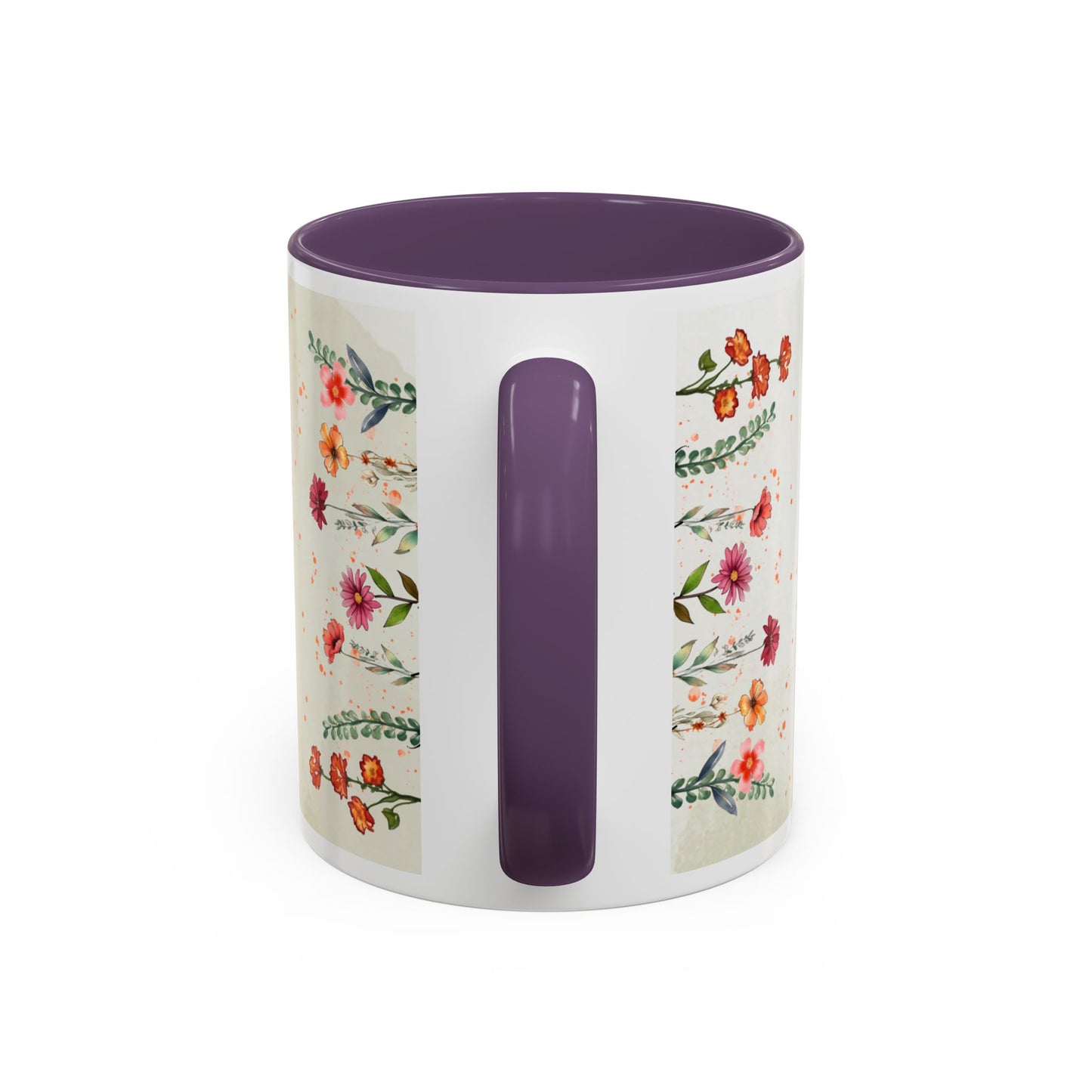 Inspirational Floral Coffee Mug — "God Says You Are" Ceramic Accent Mug (11/15 oz)