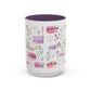 Christian Accent Coffee Mug — "Remind me who you are in Christ" Inspirational Pattern