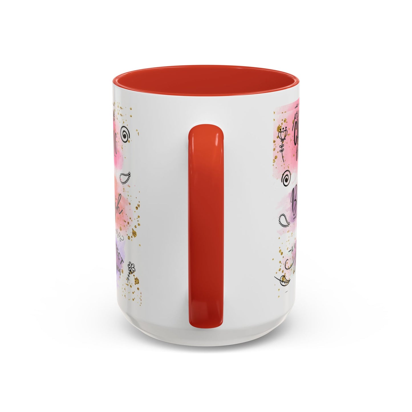 Inspirational Christian Coffee Mug — "Beauty From Ashes" Faith & Strength Accent Mug (11/15oz)