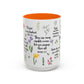 Inspirational Bible Verse Coffee Mug — Floral Scripture Quotes (11/15oz)