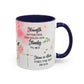 Faith Floral Coffee Mug — "Trust in the Lord with All Your Heart" Scripture Gift