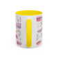 Christian Accent Coffee Mug — "Remind me who you are in Christ" Inspirational Pattern