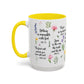 Inspirational Bible Verse Coffee Mug — Floral Scripture Quotes (11/15oz)