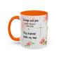 Faith Floral Coffee Mug — "Trust in the Lord with All Your Heart" Scripture Gift