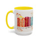 Bible Women Coffee Mug — Floral Illustrated Books Design (11/15 oz)