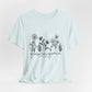 Grow in Grace Floral Tee — Christian Scripture Shirt (2 Peter 3:18)