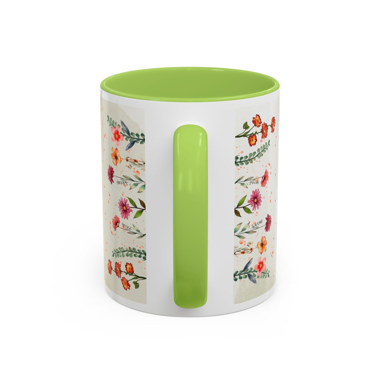 Inspirational Floral Coffee Mug — "God Says You Are" Ceramic Accent Mug (11/15 oz)