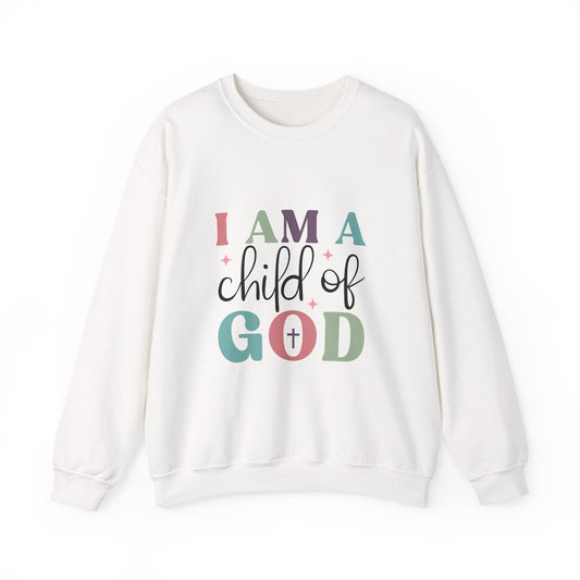 Child of God Crewneck Sweatshirt — Inspirational Christian Sweatshirt