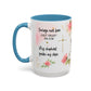 Faith Floral Coffee Mug — "Trust in the Lord with All Your Heart" Scripture Gift