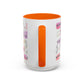 Christian Accent Coffee Mug — "Remind me who you are in Christ" Inspirational Pattern