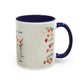 Inspirational Floral Coffee Mug — "God Says You Are" Ceramic Accent Mug (11/15 oz)