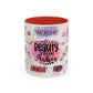 Inspirational Christian Coffee Mug — "Beauty From Ashes" Faith & Strength Accent Mug (11/15oz)