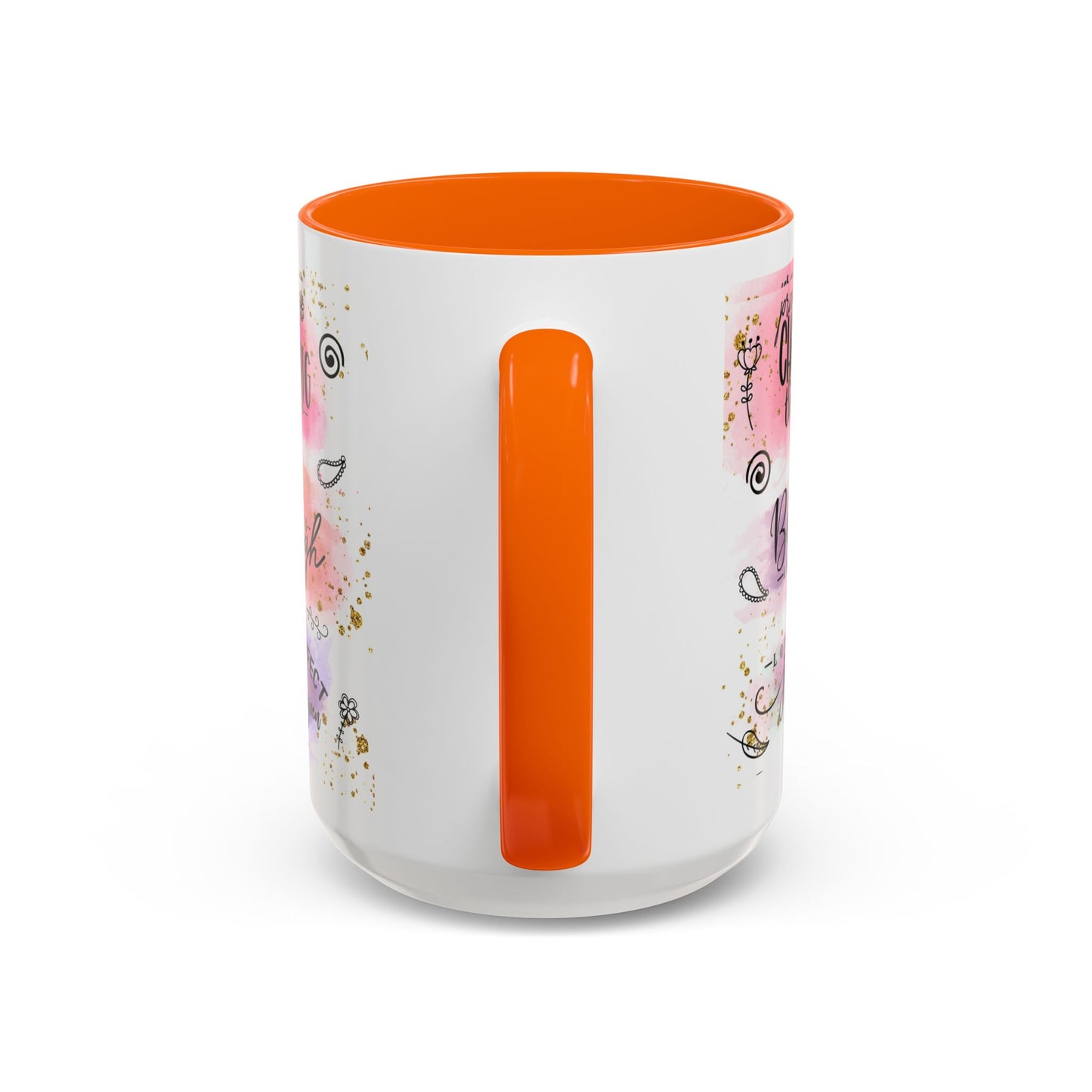 Inspirational Christian Coffee Mug — "Beauty From Ashes" Faith & Strength Accent Mug (11/15oz)