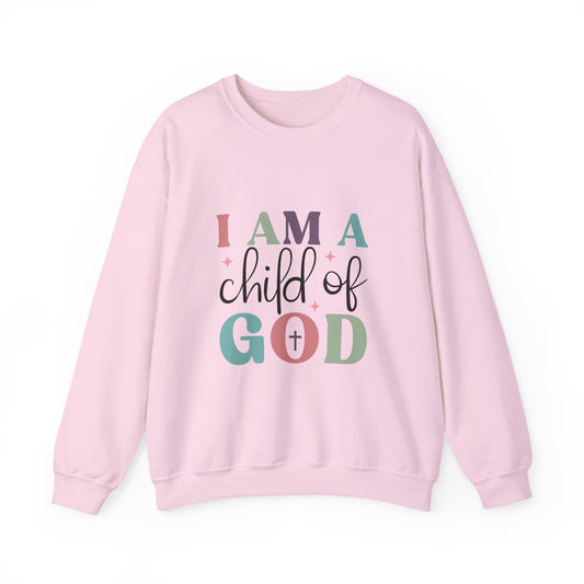 Child of God Crewneck Sweatshirt — Inspirational Christian Sweatshirt