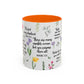 Inspirational Bible Verse Coffee Mug — Floral Scripture Quotes (11/15oz)