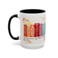 Bible Women Coffee Mug — Floral Illustrated Books Design (11/15 oz)