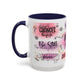 Inspirational Christian Coffee Mug — "Beauty From Ashes" Faith & Strength Accent Mug (11/15oz)