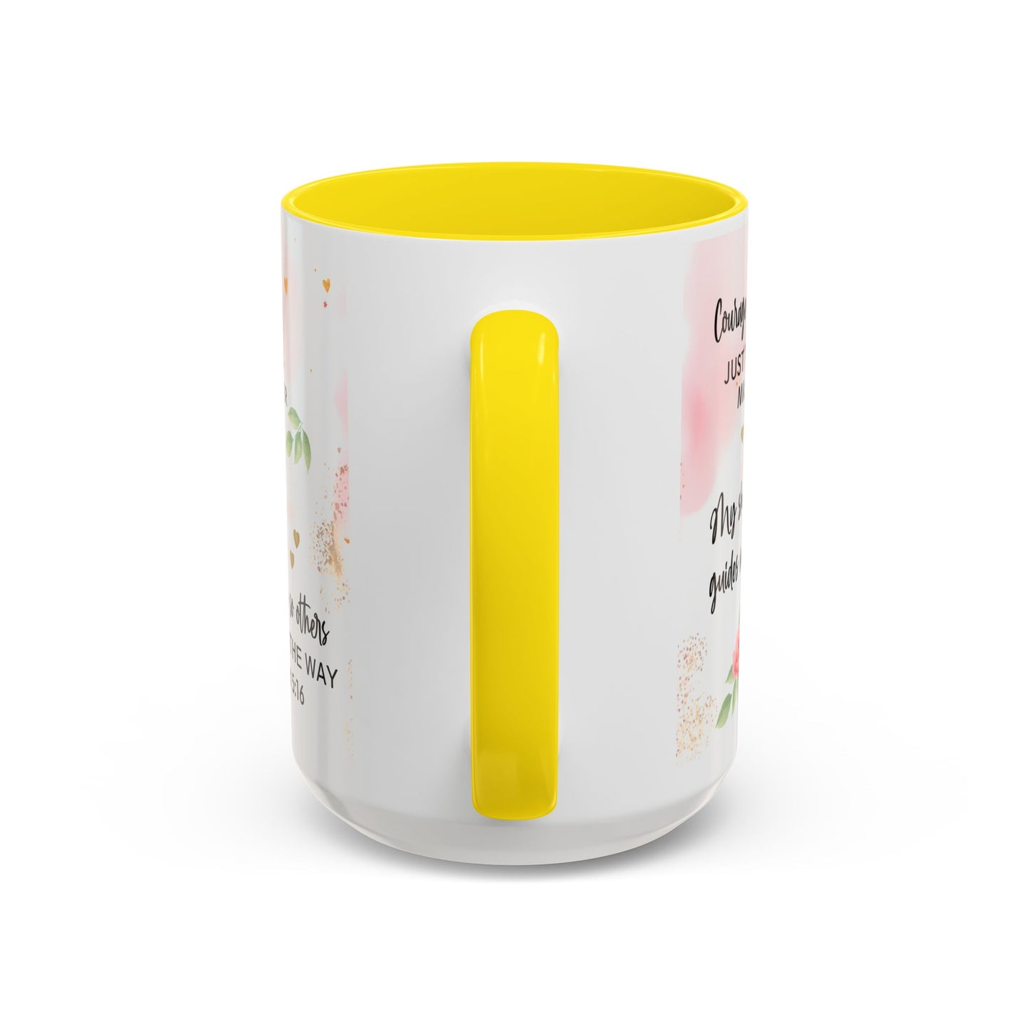 Faith Floral Coffee Mug — "Trust in the Lord with All Your Heart" Scripture Gift