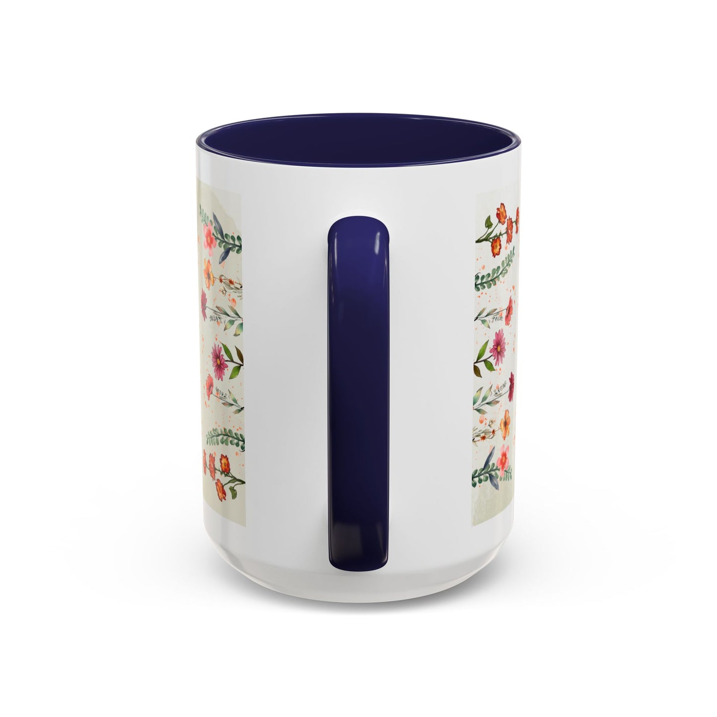 Inspirational Floral Coffee Mug — "God Says You Are" Ceramic Accent Mug (11/15 oz)