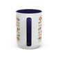 Inspirational Floral Coffee Mug — "God Says You Are" Ceramic Accent Mug (11/15 oz)