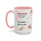 Faith Floral Coffee Mug — "Trust in the Lord with All Your Heart" Scripture Gift