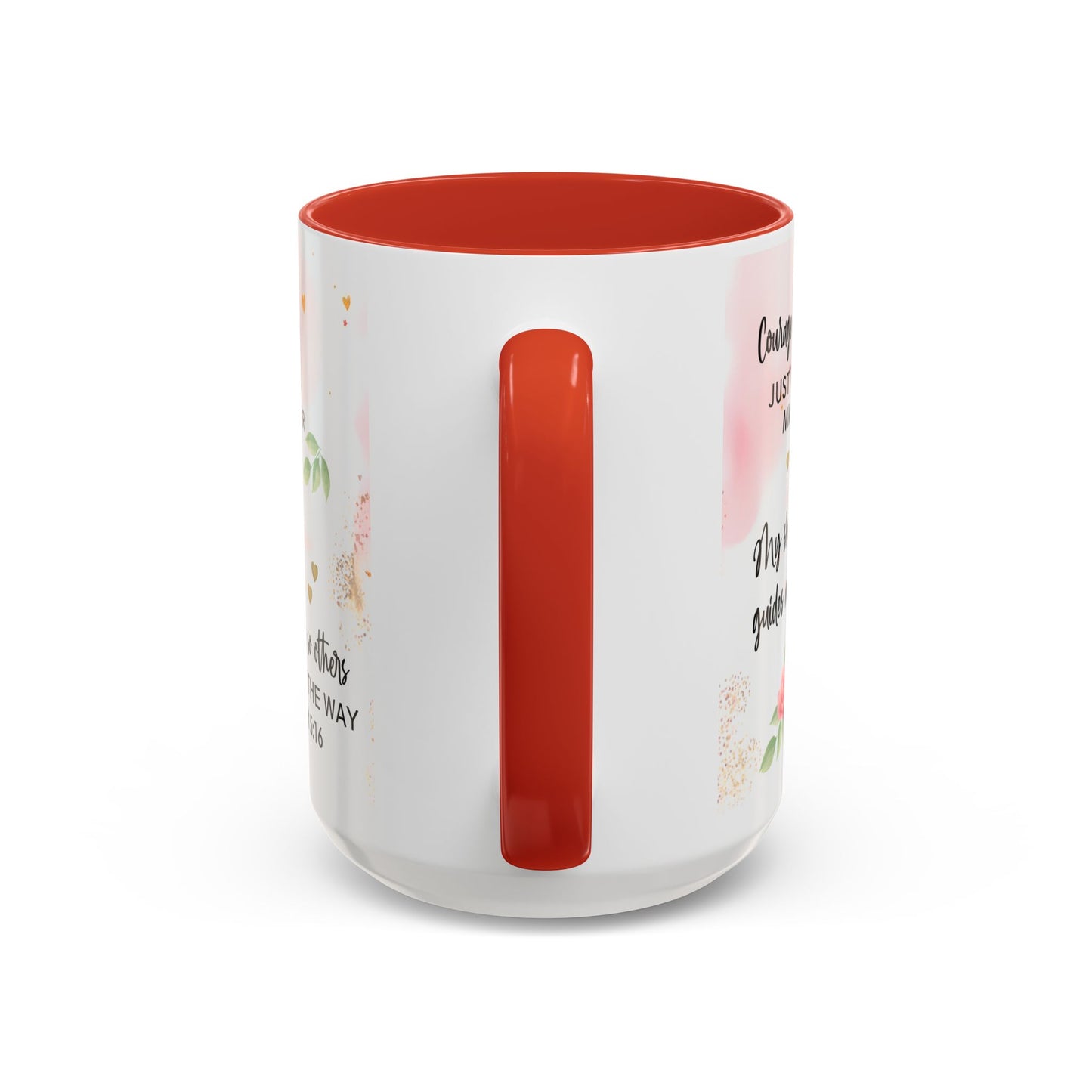 Faith Floral Coffee Mug — "Trust in the Lord with All Your Heart" Scripture Gift