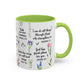 Inspirational Bible Verse Coffee Mug — Floral Scripture Quotes (11/15oz)